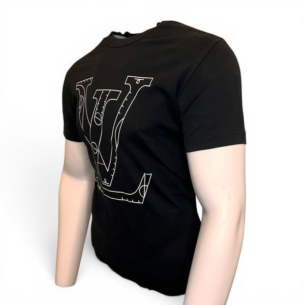 Louis Vuitton NBA T-Shirt Black - Small