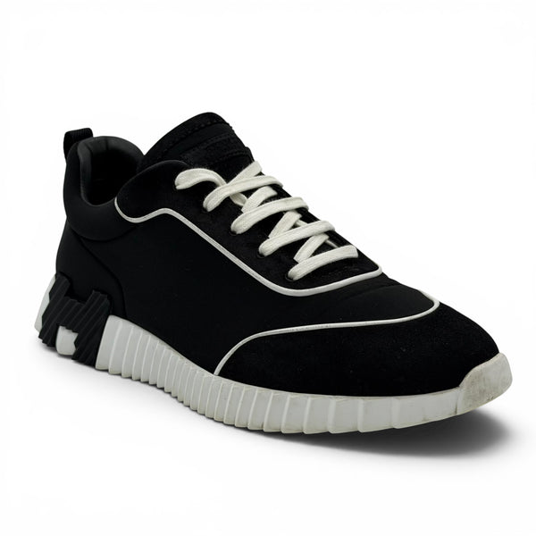 Hermes Bouncing Sneaker Pipes Black/White - UK 8 (Fit 8.5/9)