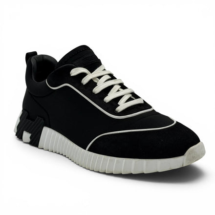 Hermes Bouncing Sneaker Pipes Black/White - UK 8 (Fit 8.5/9)
