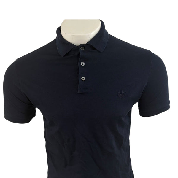 Louis Vuitton Circle Logo Polo Navy - Small - view 3
