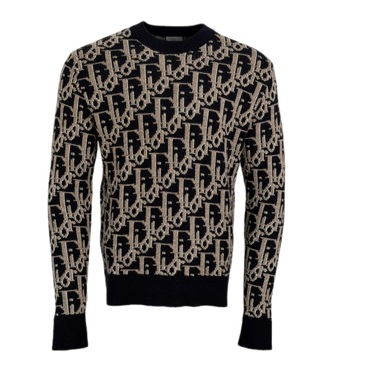 Dior Oblique Jacquard Knit Jumper - Medium