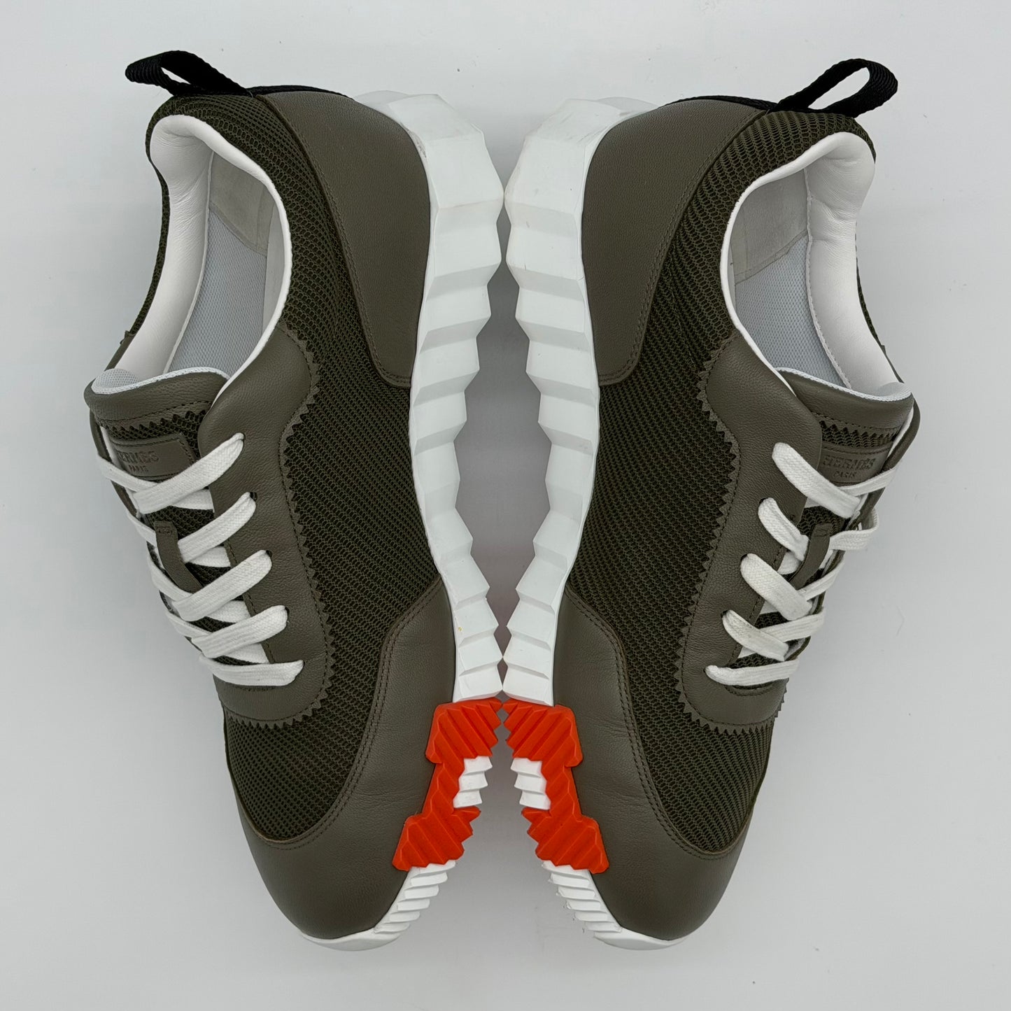 Hermes Bouncing Sneaker Khaki - Uk 7 (Fit 7.5.8)