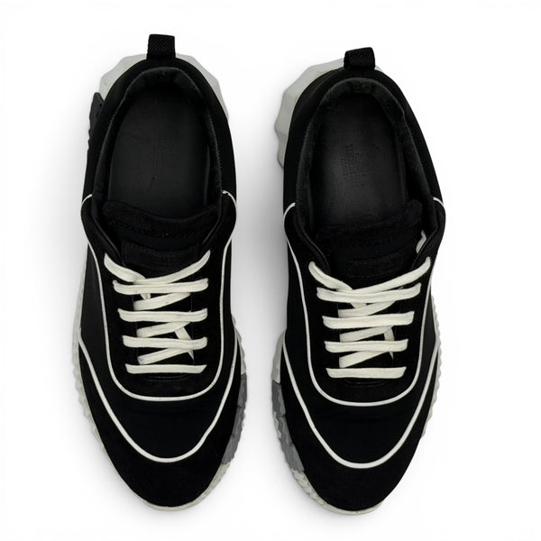 Hermes Bouncing Sneaker Pipes Black/White - UK 8 (Fit 8.5/9)
