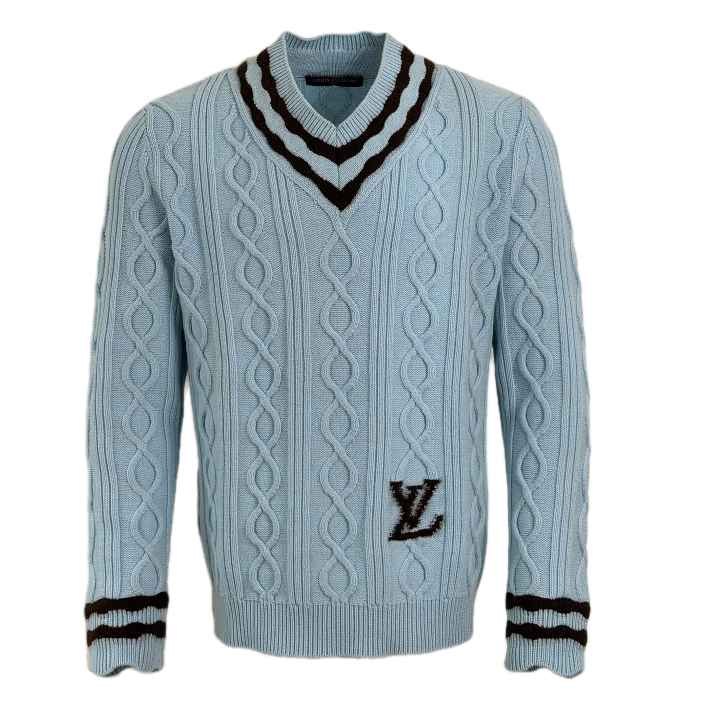 Louis Vuitton Cable-Knit Pullover Jumper - Large