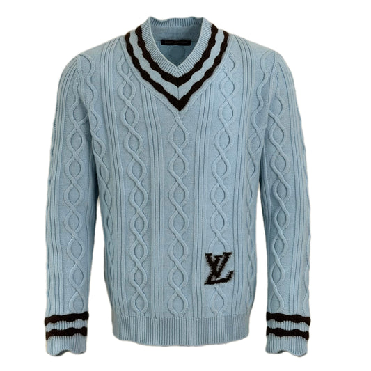 Louis Vuitton Cable-Knit Pullover Jumper - Large