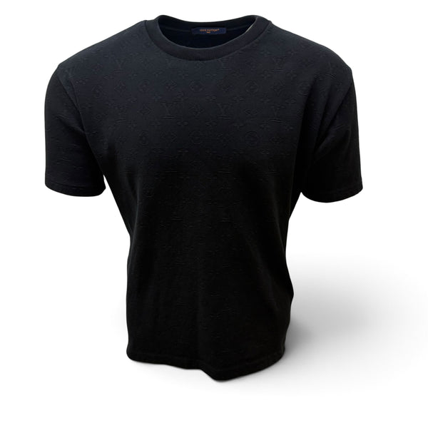 Louis Vuitton Pique Cotton T-Shirt Black - XL