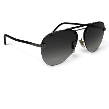 Louis Vuitton Clockwise Canvas Grey Sunglasses