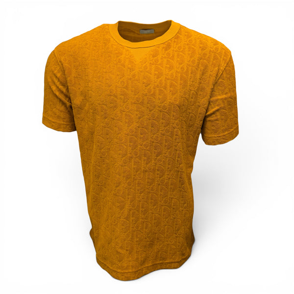 Dior Oblique Towel T-Shirt Orange - Medium