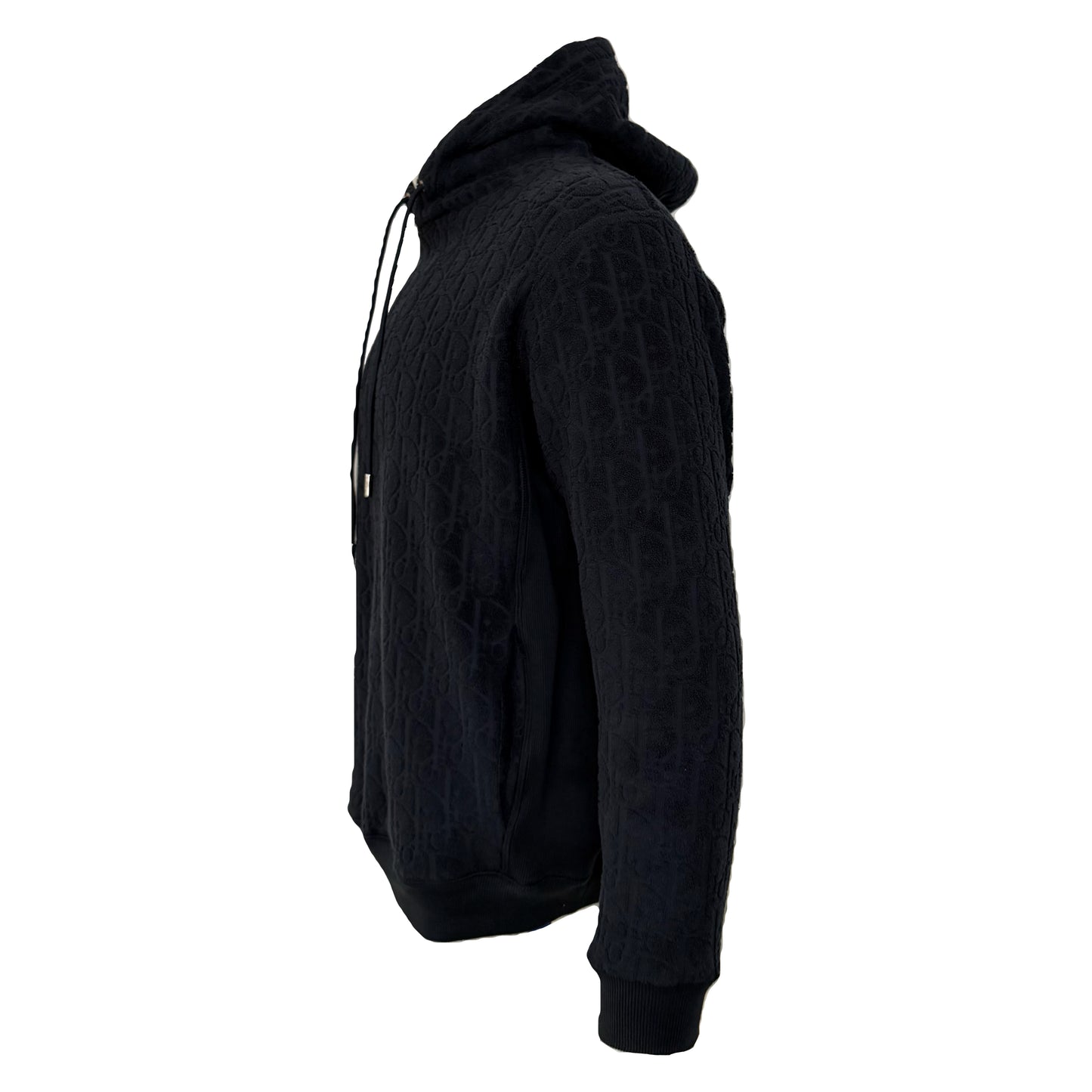 Dior Oblique Towel Hoodie Navy - Small (Oversized)