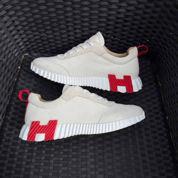 Hermes Bouncing Sneaker White - Uk 8 (Fit 8.5/9)