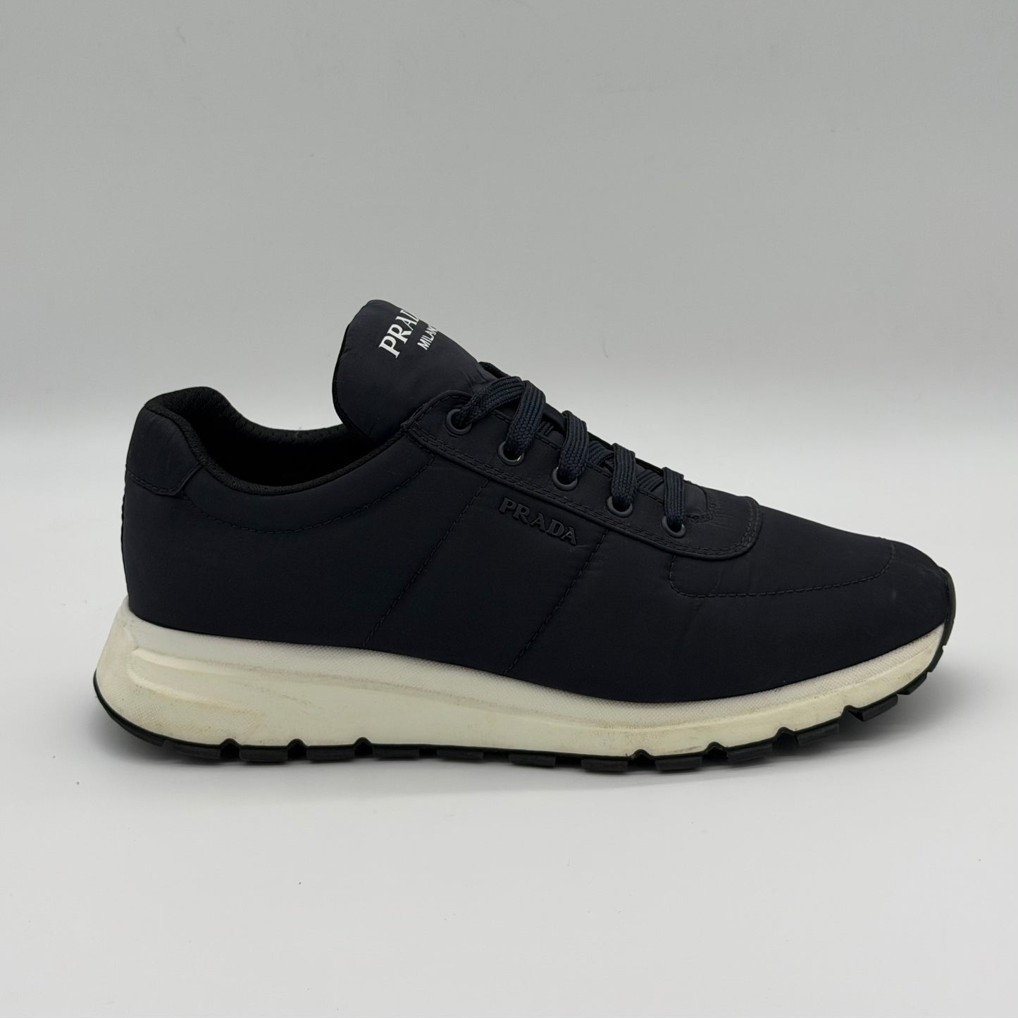 Prada Trainers Navy - Uk 9.5 (Fit 10/10.5)