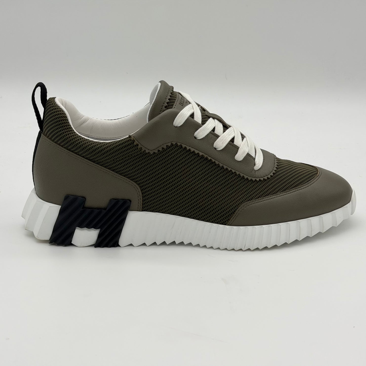 Hermes Bouncing Sneaker Khaki - Uk 7 (Fit 7.5.8)